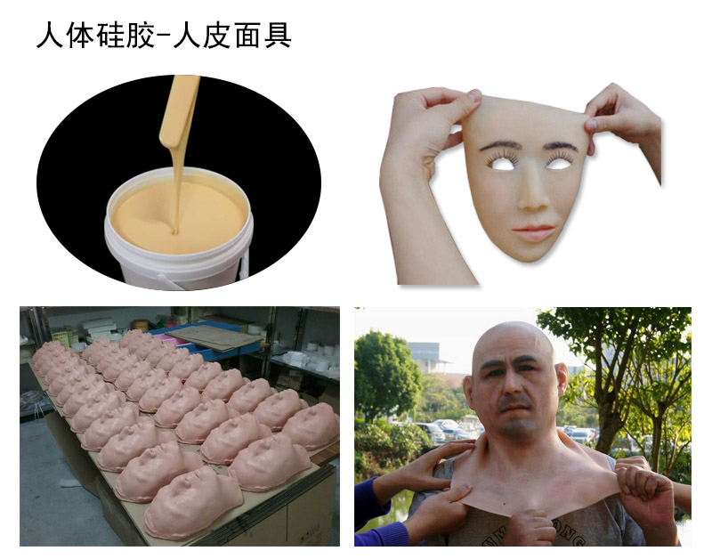 人體硅膠面具